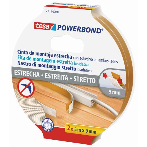 tesa Powerbond SLIM 2 un de 5m x 9mm