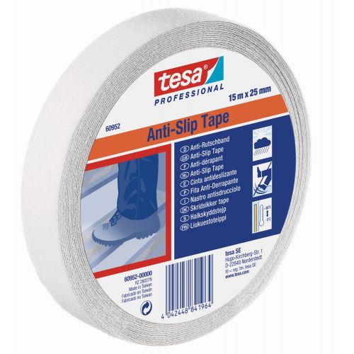 tesa Cintas Antideslizantes 15m x 25mm Blanca transp.