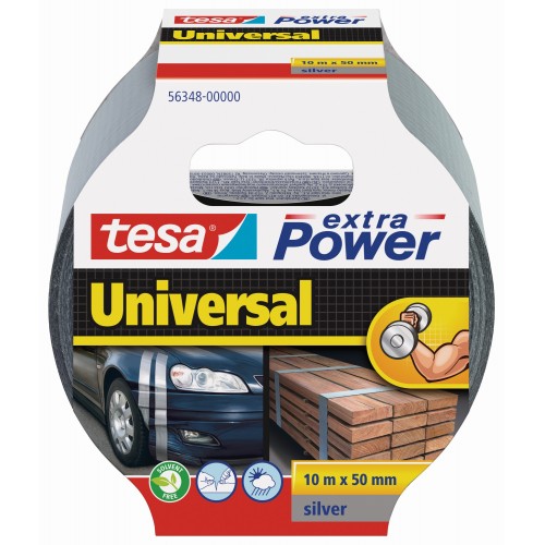 Cinta americana Extra Power UNIVERSAL 10m x 50mm plata