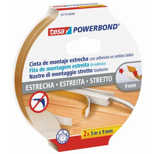 tesa Powerbond SLIM 2 un de 5m x 9mm