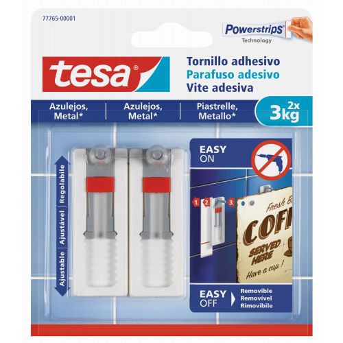 SMS Tornillo Adhesivo Ajustable hasta 3Kg Azulejos 