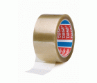 tesa 4089 Cinta de embalaje de polipropileno , 66m x 50mm Transp c/ etiq. EAN en pack de 6 rollos