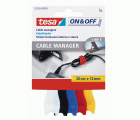 Cable Manager 20cm x 12mm, 5u, Multicolor