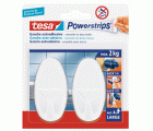 Ganchos L Oval Blanco