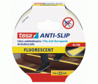 tesa Cintas Antideslizantes 5m x 25mm Amarilla fluoresc.