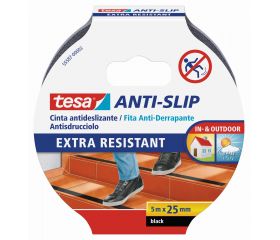 tesa Cintas Antideslizantes 5m x 25mm Negra