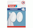 Gancho Permanente Oval L Blanco