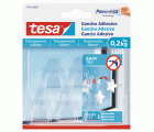 SMS 5 Ganchos AdhesivosDeco Transp hasta 0,2Kg