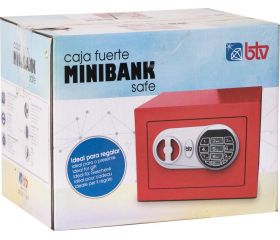 CAJA FUERTE MINIBANK ROJA