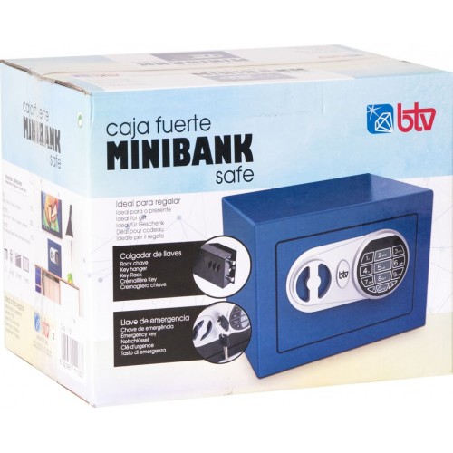 CAJA FUERTE MINIBANK AZUL