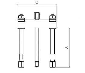 EXTRACTOR FORZA SERIE 1100 DE 2 ALARGADERAS