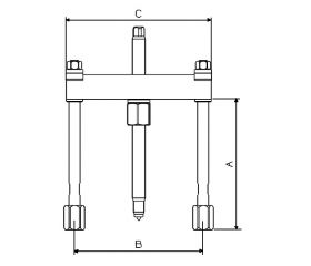 EXTRACTOR FORZA SERIE 1100 DE 2 ALARGADERAS