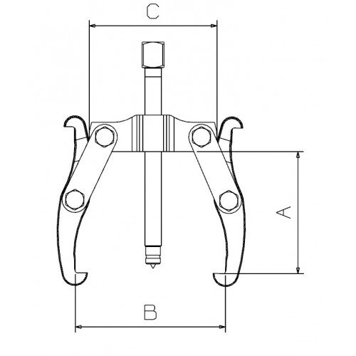 EXTRACTOR REVERSIBLE FORZA SERIE 1400 DE 2 PATAS