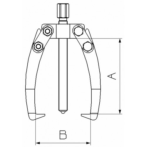 EXTRACTOR FORZA SERIE 2840T BRICO DE 3 PATAS