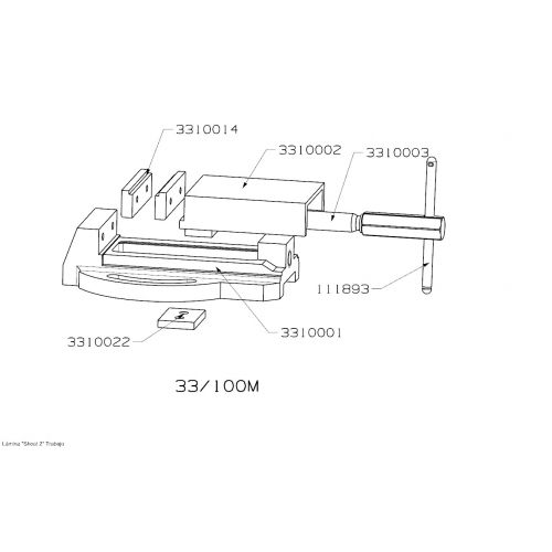 MORDAZA FORZA DE TALADRO MASTER 105X116