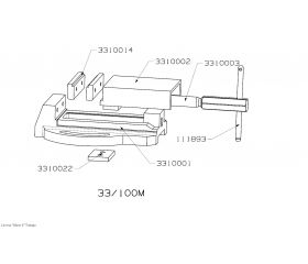 MORDAZA FORZA DE TALADRO MASTER 105X116