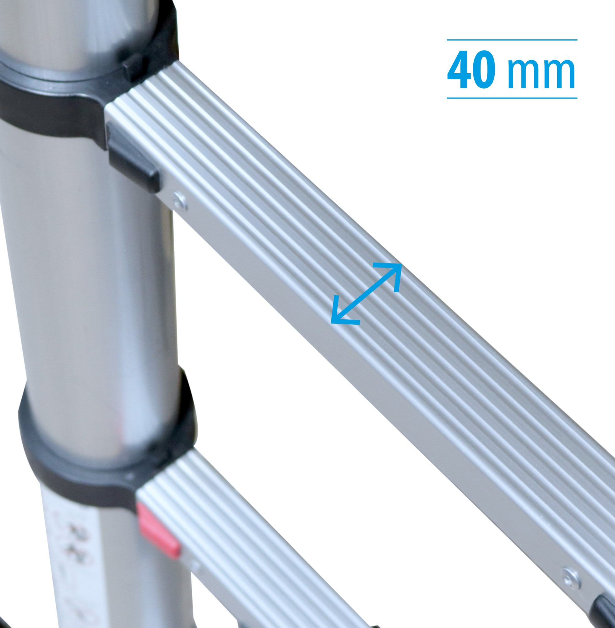 Escalera telescópica de apoyo KLAK-KLAK – KTL ESCALERAS