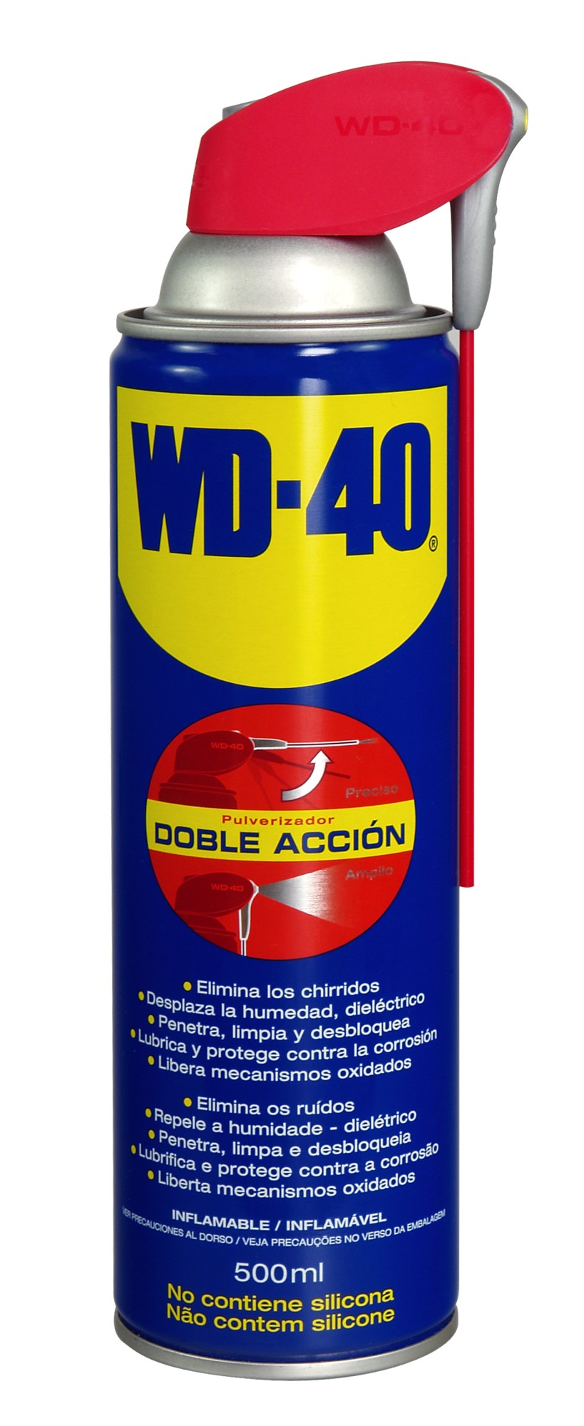 Wd-40 - Lubricante Wd40 Doble Acción 500Ml - Pack 2 Unidades y Paño  Incluido : : Industria, empresas y ciencia
