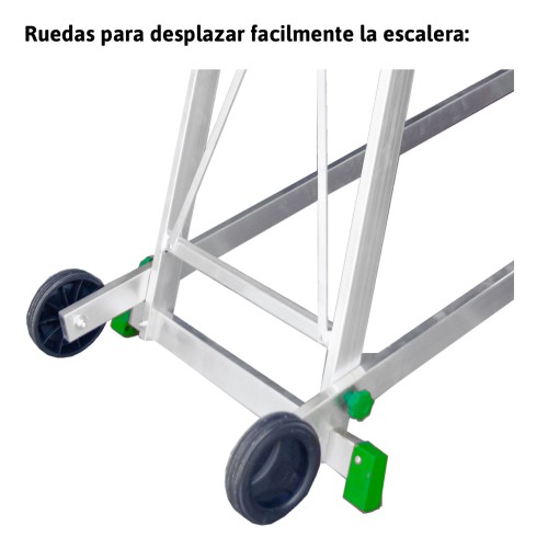 ES-SM | Escalera de almacén con plataforma y ruedas