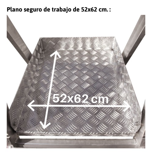 ES-SM | Escalera de almacén con plataforma y ruedas