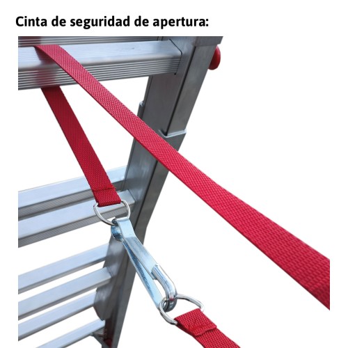 TELES | Escalera telescópica de aluminio multiusos súper profesional