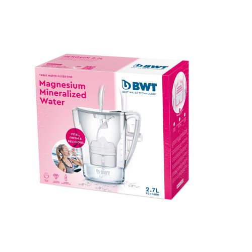 BWT Penguin Electrónica Jarra Filtradora de Agua con Magnesio 2.7L