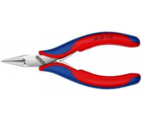 Knipex Alicate de montaje para electrónica, bocas redondas 115 mm