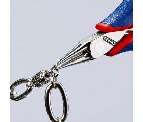 Knipex Alicate de montaje para electrónica, bocas redondas 115 mm