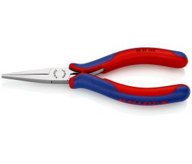 Knipex Alicate de montaje para electrónica, bocas planas 145 mm