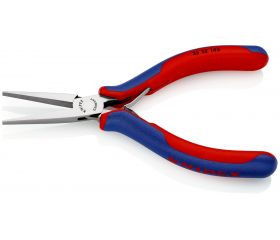 Knipex Alicate de montaje para electrónica, bocas planas 145 mm