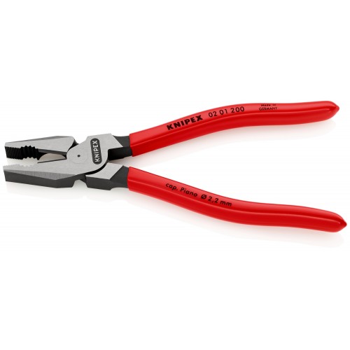 Knipex Alicate universal de fuerza con mangos recubiertos de plástico 200 mm