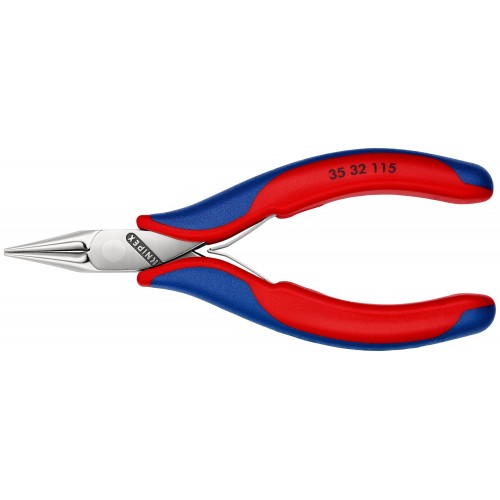 Knipex Alicate de montaje para electrónica, bocas redondas 115 mm