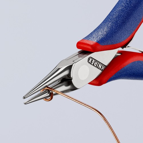 Knipex Alicate de montaje para electrónica, bocas redondas 115 mm