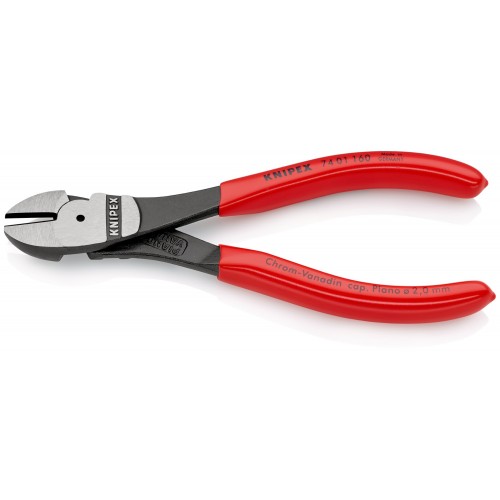 Knipex Alicate de corte diagonal de fuerza con mangos recubiertos de plástico 160 mm