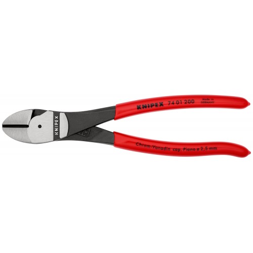 Knipex Alicate de corte diagonal de fuerza con mangos recubiertos de plástico 200 mm