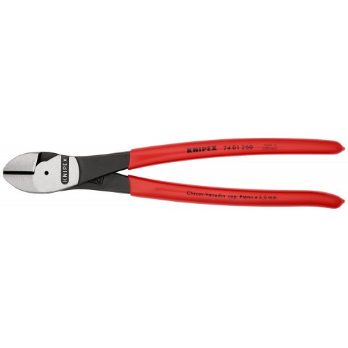 Knipex Alicate de corte diagonal de fuerza con mangos recubiertos de plástico 250 mm