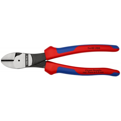 Knipex Alicate de corte diagonal de fuerza con mangos bicomponentes 200 mm