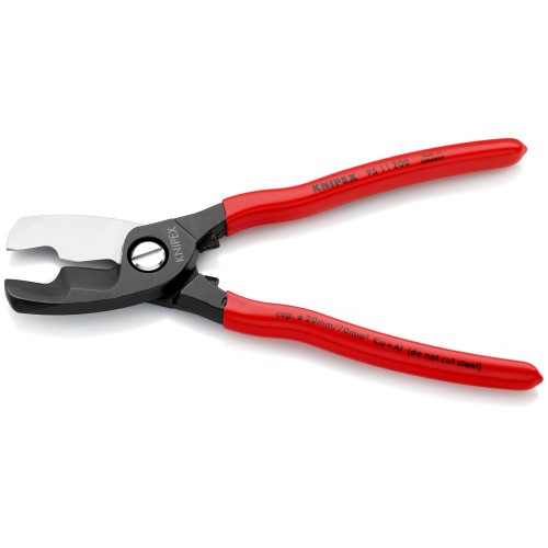 Knipex Alicates cortacables - con mangos recubiertos de plástico 200 mm