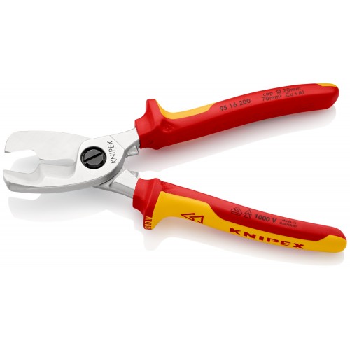 Knipex Alicate cortacablesAlicate cortacables para uso con 2 manos 200 mm