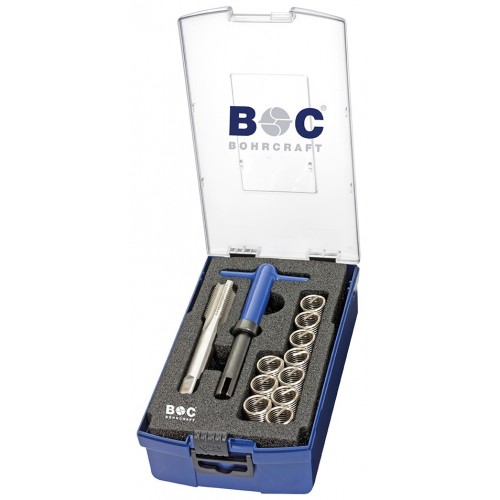 Bohrcraft Kit reparador de roscas 12-uds. en caja ABS // GR-MF14 x 1,00