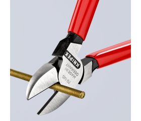 Knipex Alicate de corte diagonal con mangos recubiertos de plástico