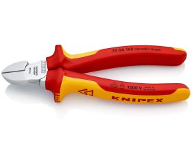 Knipex Alicate de corte diagonal con mangos bicomponentes aislados 160 mm