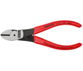 Knipex Alicate de corte diagonal de fuerza con mangos recubiertos de plástico 140 mm