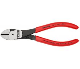 Knipex Alicate de corte diagonal de fuerza con mangos recubiertos de plástico 160 mm