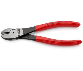 Knipex Alicate de corte diagonal de fuerza con mangos recubiertos de plástico 180 mm