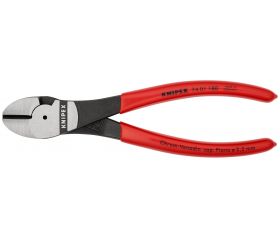 Knipex Alicate de corte diagonal de fuerza con mangos recubiertos de plástico 180 mm