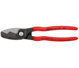 Knipex Alicates cortacables - con mangos recubiertos de plástico 200 mm