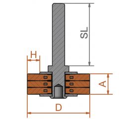 Lessmann Cepillo circular con espiga alambre acero ondulado 410122