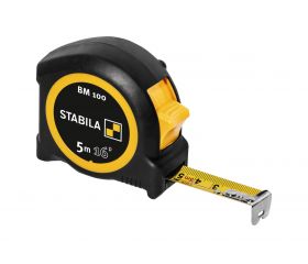 Stabila Flexómetro BM 100, 5 m (16'), escala cm/pulg.