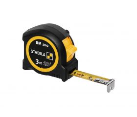 Stabila Flexómetro BM 100, 3 m (10'), escala cm/pulg.